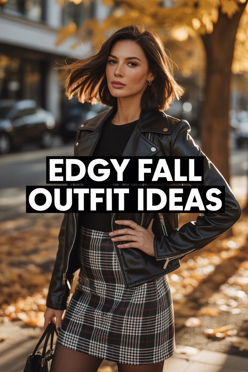 Edgy Fall Outfits