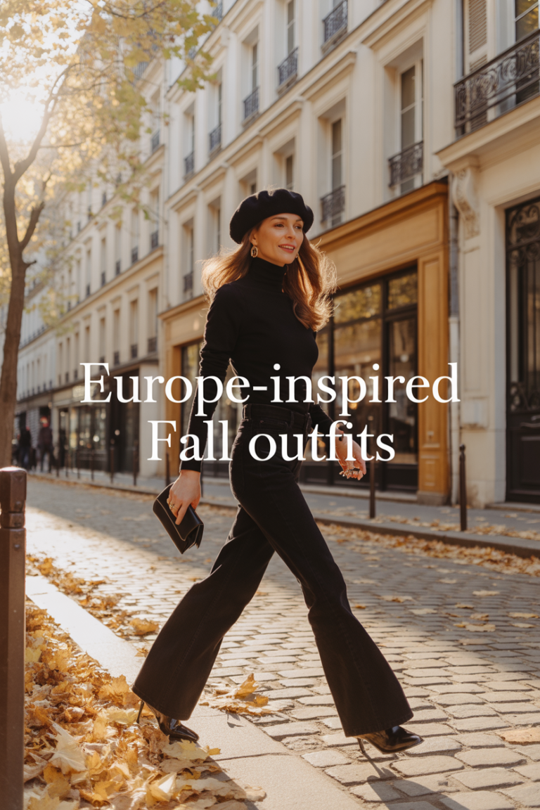 22 Europe-Inspired Fall Outfits Effortless Chic Styles