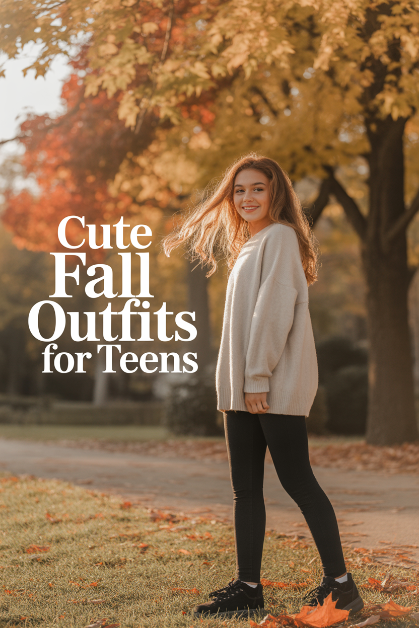 22 Fall Outfits for Teens Trendy and Cool Styles for Autumn