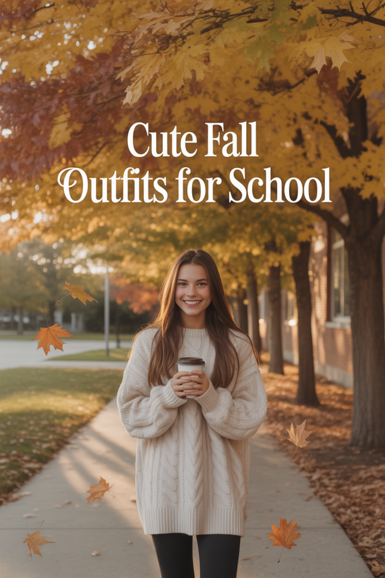 21 Cute Fall Outfits for School Stay Stylish in Class