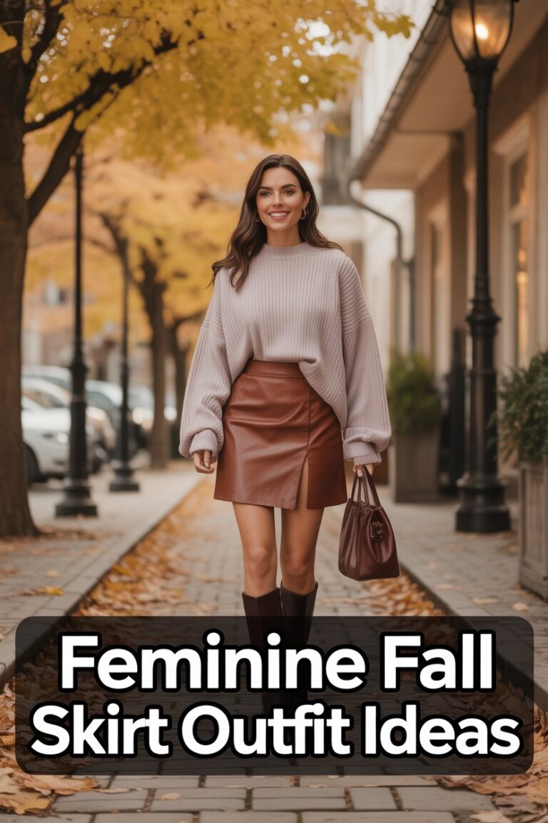20 Fall Outfits with Skirts Feminine and Stylish Ideas
