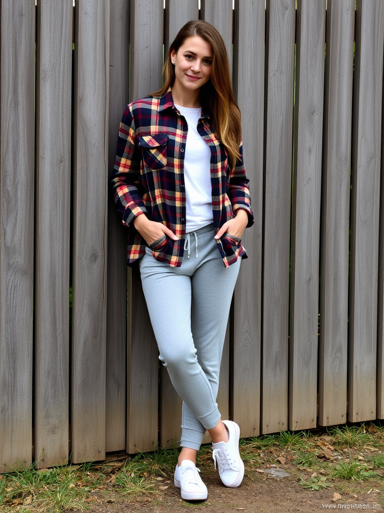 18. Shacket and Joggers