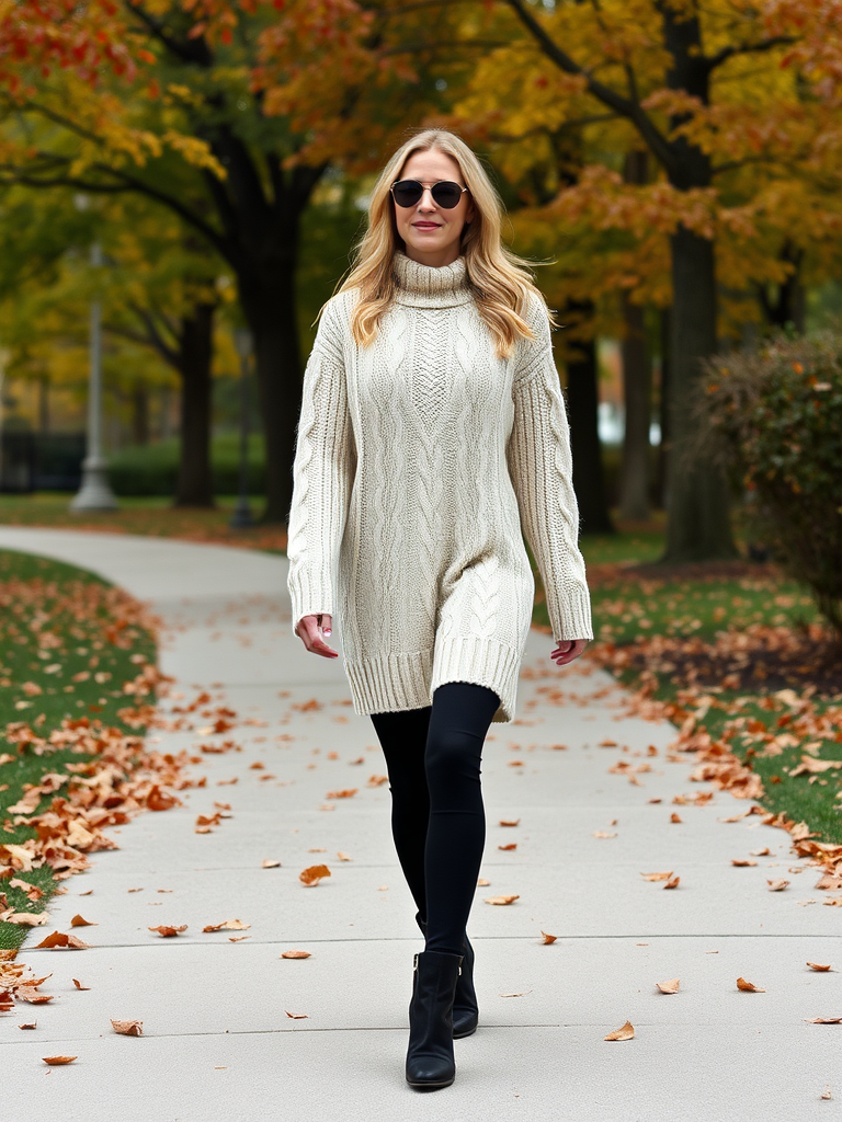 Oversized Sweater and Leggings