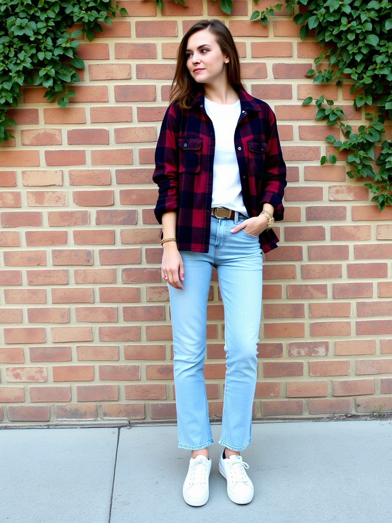 Shacket and Mom Jeans