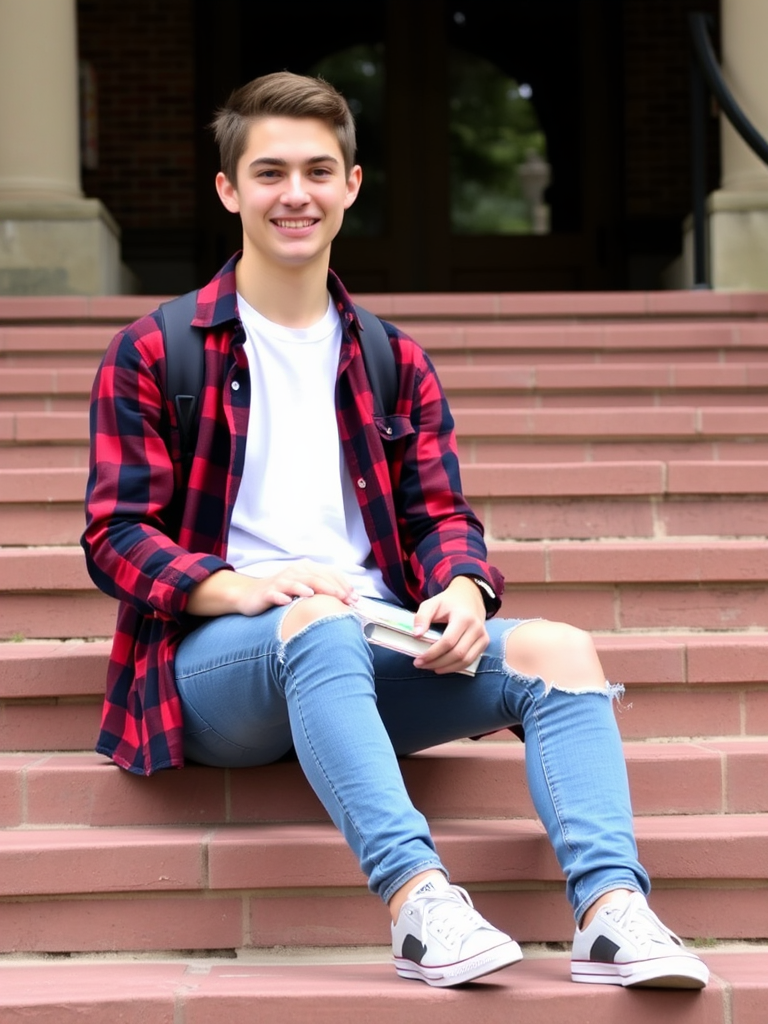 2. Layered Flannel Look