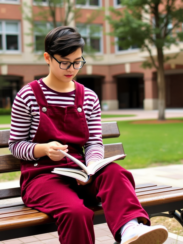 6. Corduroy Overalls