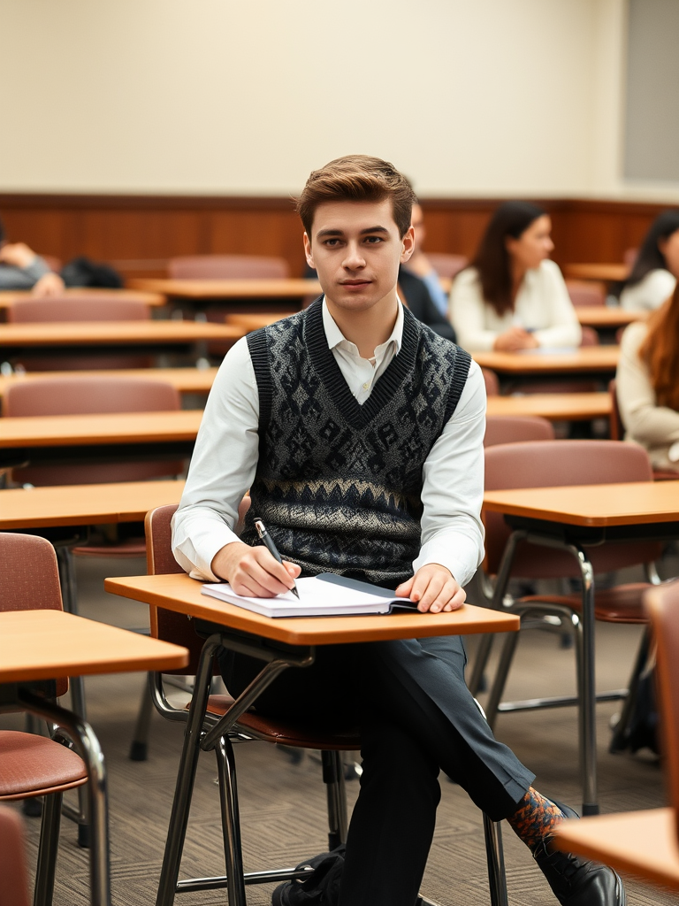 17. The Scholarly Sweater Vest