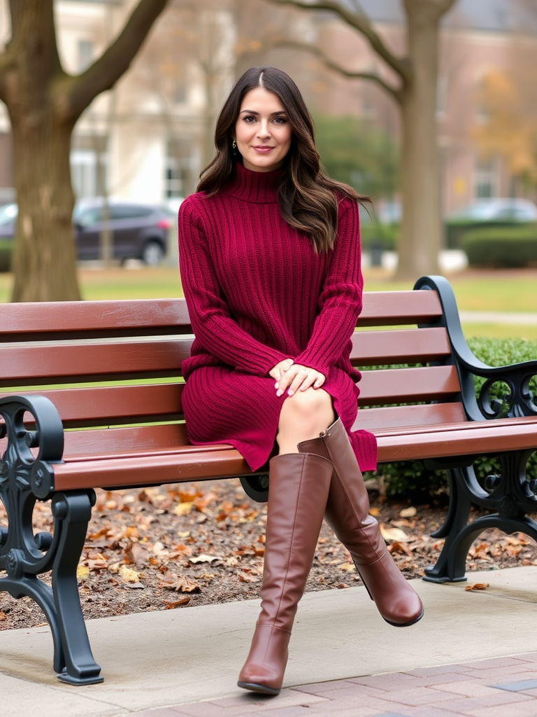 Knit Skirt and Matching Sweater Set