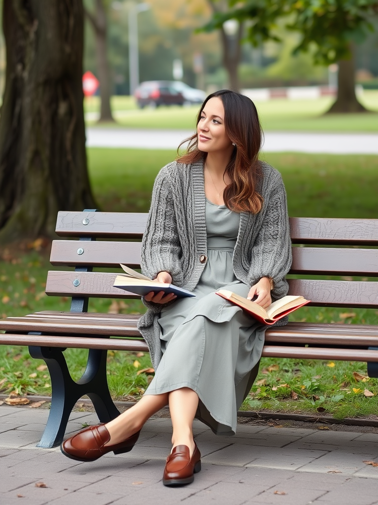 4. The Cozy Cardigan Look