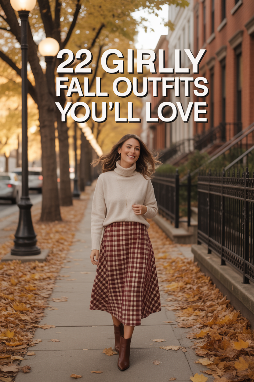 22 Girly Fall Outfits Feminine Styles for the Autumn Season