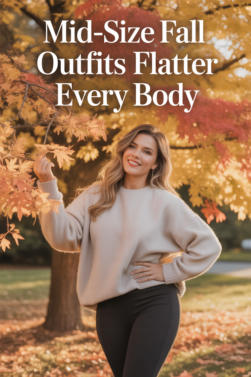 22 Mid-Size Fall Outfits Perfect Fits for Every Body