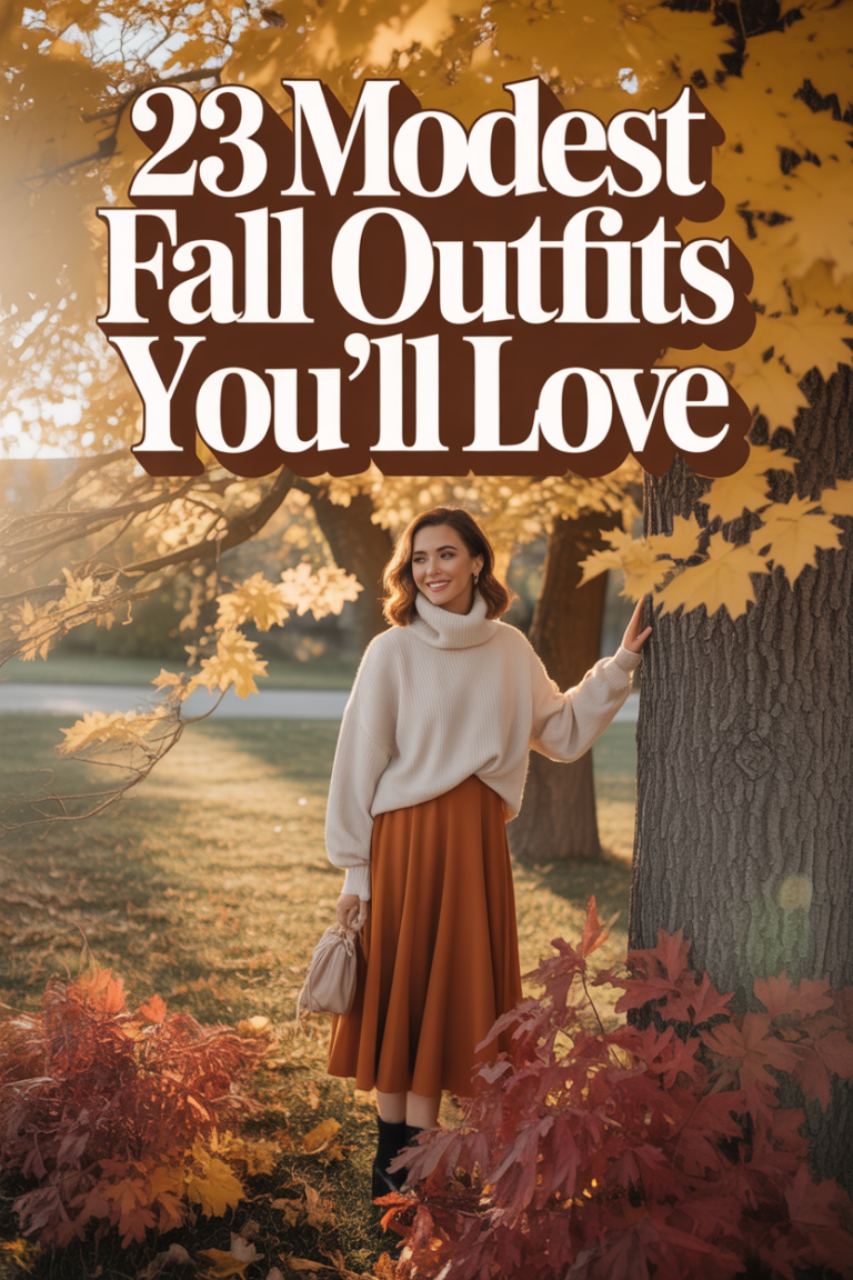 23 Modest Fall Outfits Stylish Conservative Looks for Autumn