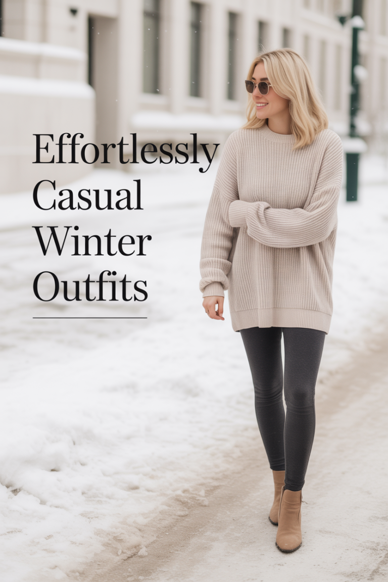 15 Effortlessly Casual Winter Outfit Ideas