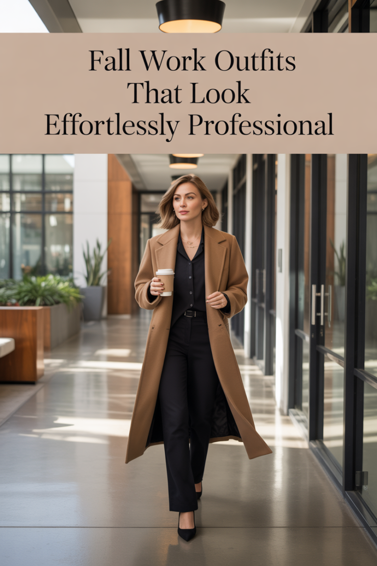 23 Fall Outfits for Work Professional Styles for the Office