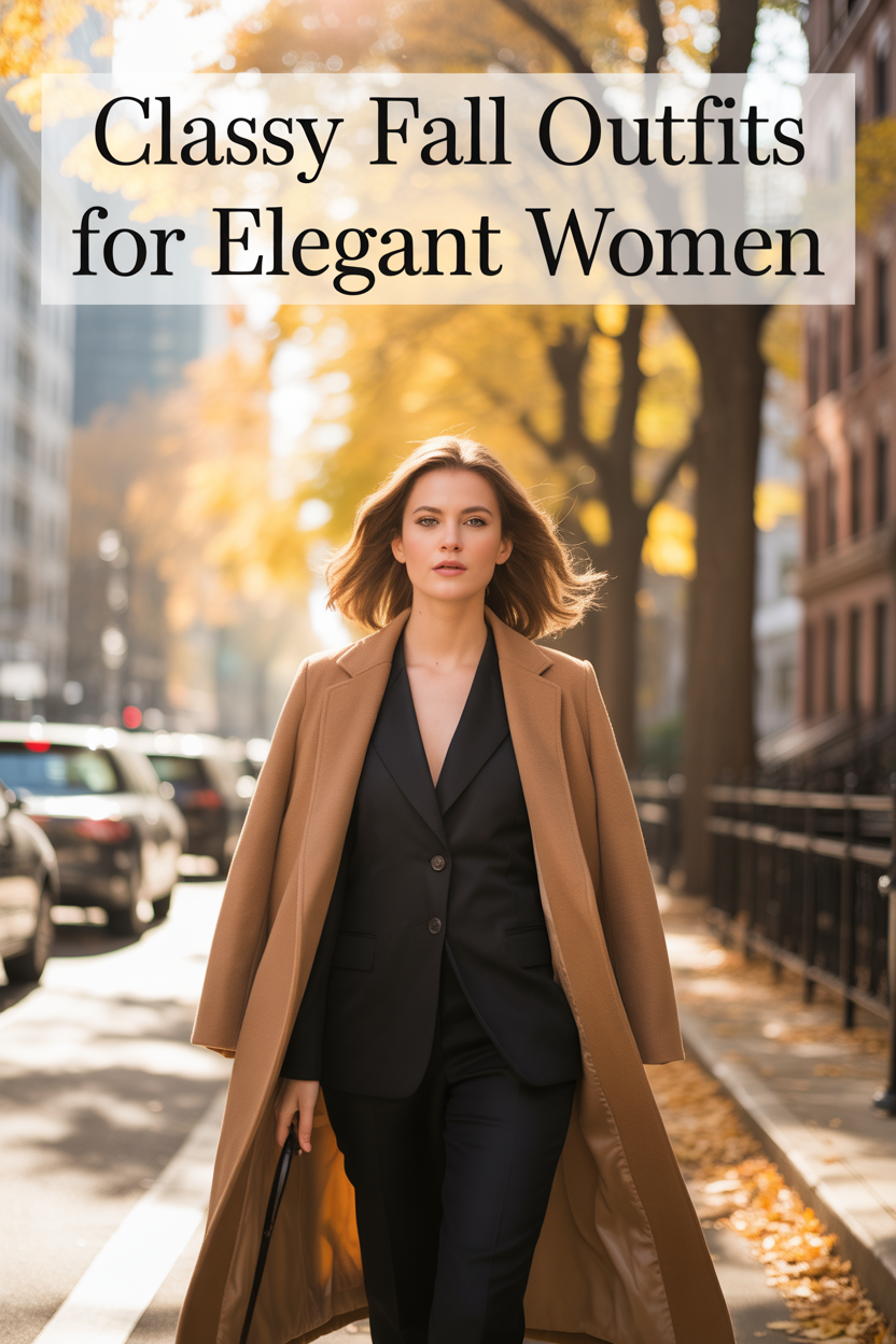 23 Classy Fall Outfits Timeless Styles for Elegant Women