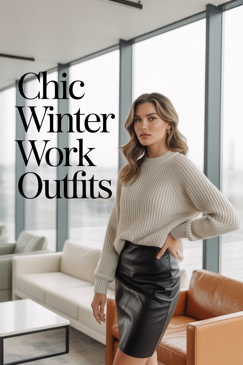 15 Chic Winter Work Outfits for the Office