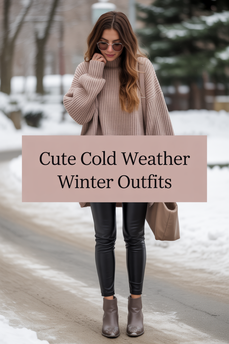 15 Cold Weather Winter Outfits That Are Still Cute