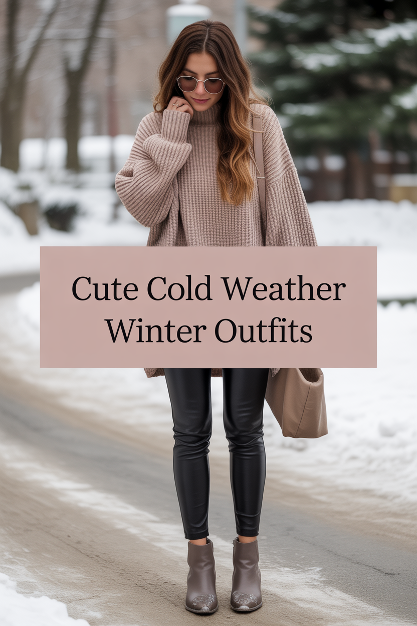 15 Cold Weather Winter Outfits That Are Still Cute
