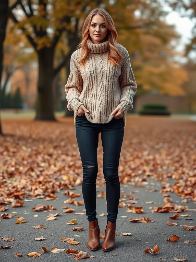 Oversized Sweater and Skinny Jeans